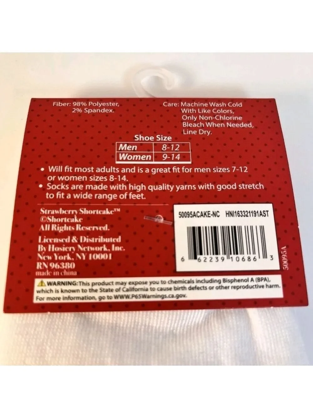 4/$25 Strawberry Shortcake Character Socks Fun Novelty Socks New